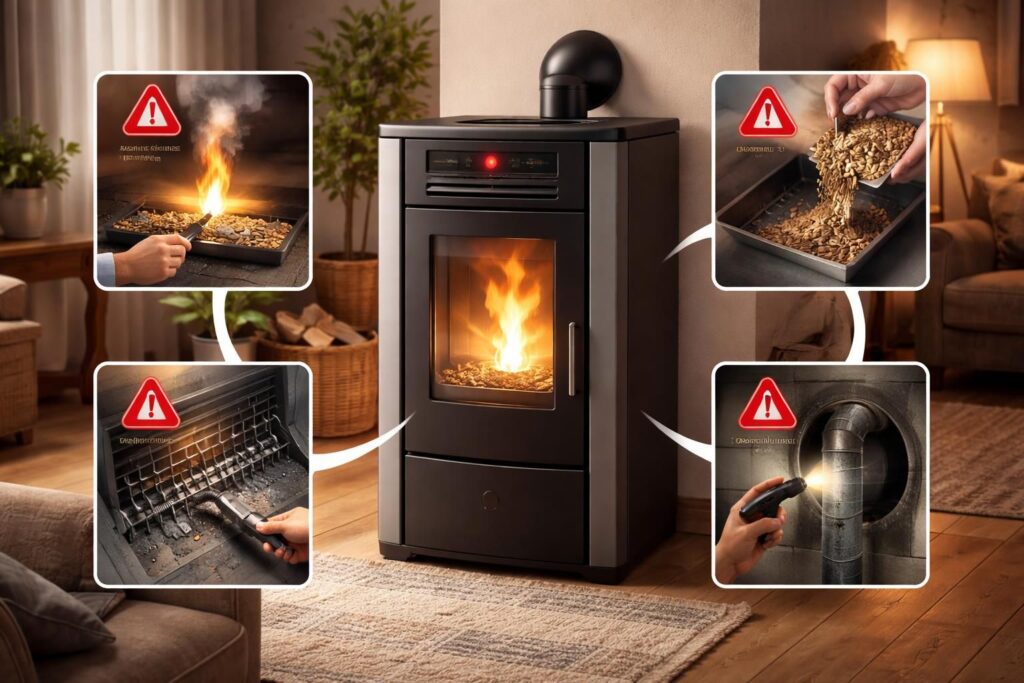 découvrez les codes erreur les plus fréquents des poêles à granulés et apprenez comment les résoudre efficacement pour assurer un fonctionnement optimal de votre équipement.