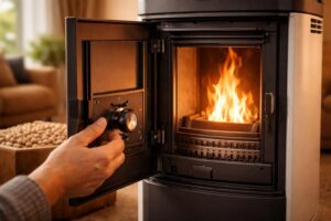 découvrez comment régler le débit d'air de votre poêle à granulé pour optimiser la combustion, améliorer l'efficacité énergétique et prolonger la durée de vie de votre appareil.